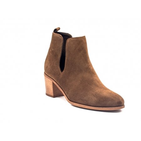 Botki Kordel 2164_021 rudy zamsz